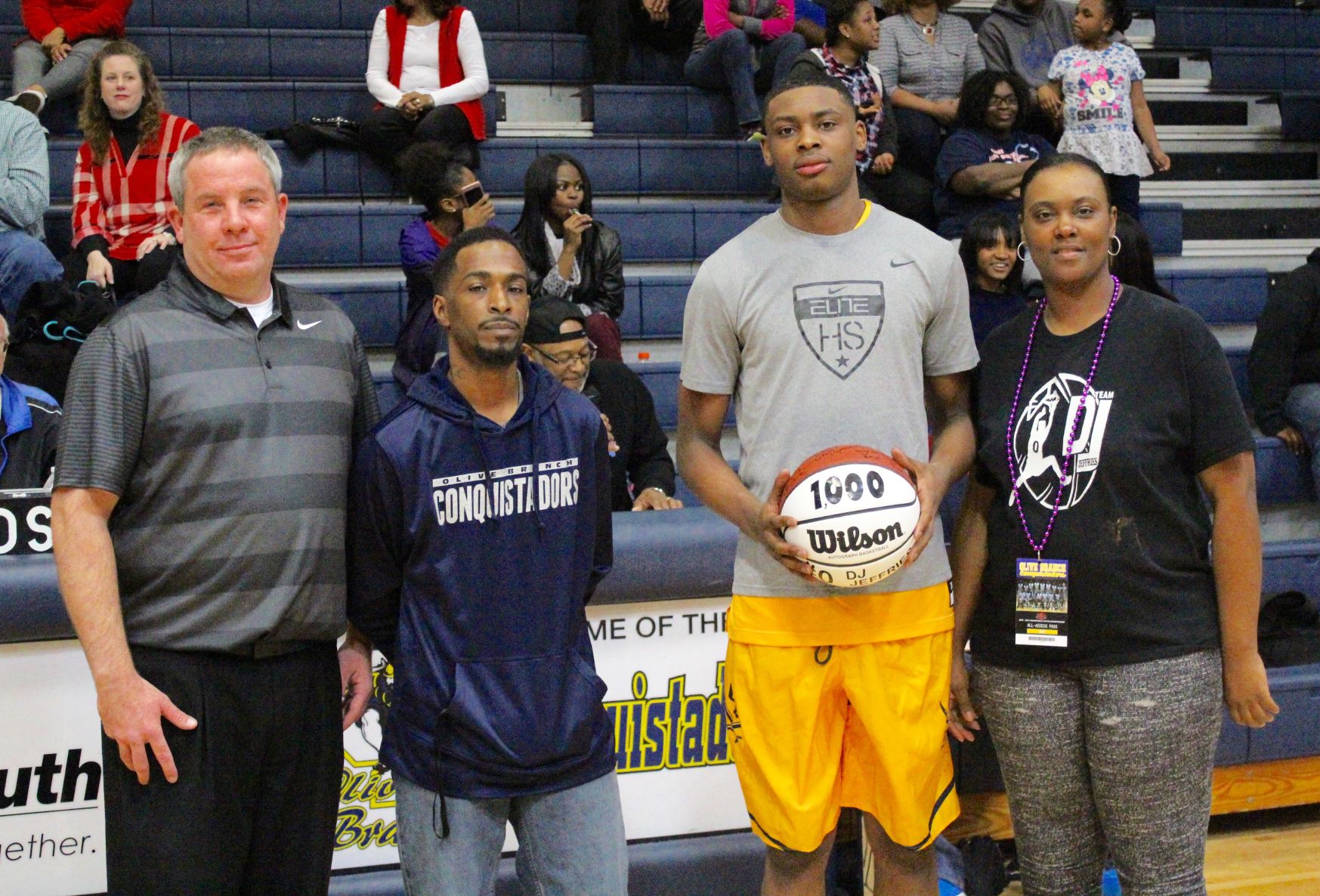 Olive Branch's Jeffries hits 1,000 points